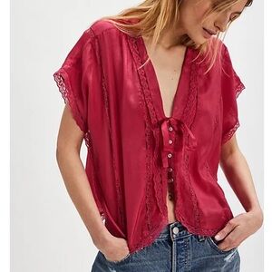 Free People Marigold Lace top